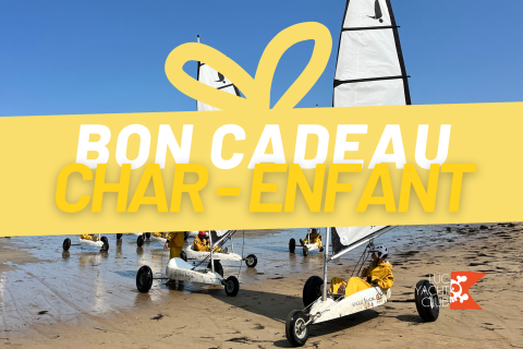 Bon cadeau : Une séance de char à voile - Enfant