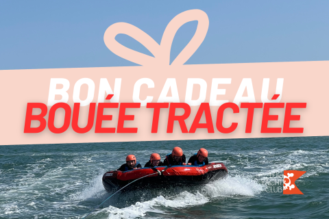 Bon cadeau : Une séance de bouée tractée - 1 personne