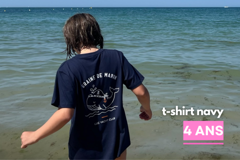 T-shirt "Graine de marin" - Navy - 4 ans